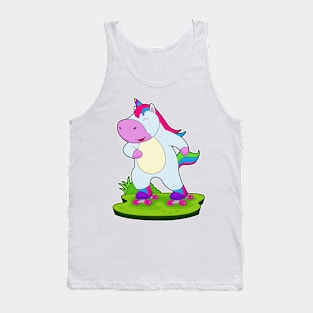 Unicorn Inline skating Roller skates Tank Top